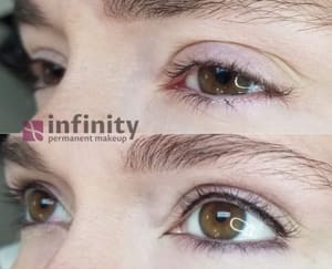 Eyeliner Tattoo result by Infinity Permanent Makeup in Boonville, IN