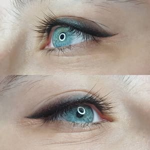 Eyeliner Tattoo result by Inga Mode PMU Studio in Woodland Hills, CA