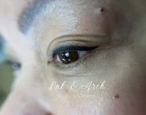 Eyeliner Tattoo result by Ink and Arch Beauty Studio LLC in Willoughby, OH