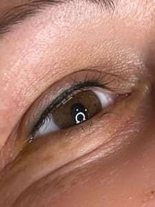 Eyeliner Tattoo result by Ink and Stone in Granger, IN