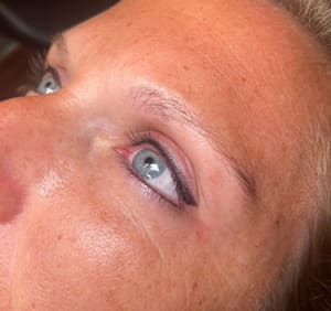 Eyeliner Tattoo result by Ink & Beauty Studio in St Johns, MI