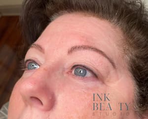 Eyeliner Tattoo result by Ink & Beauty Studio in St Johns, MI