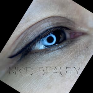 Eyeliner Tattoo result by Ink'd Beauty LLC in Augusta, ME