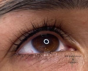 Eyeliner Tattoo result by Ink Impressions & Esthetics in Cotati, CA