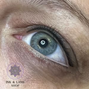 Eyeliner Tattoo result by Ink & Lash Shop by Jennifer McCahill in Millsboro, DE