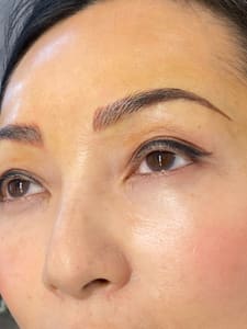 Eyeliner Tattoo result by Inka Microblading & Cosmetic Tattoos in Inglewood, CA
