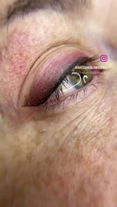 Eyeliner Tattoo result by Inked & Blinked Permanent Makeup Artistry in Houston, TX