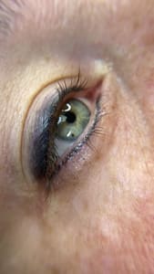 Eyeliner Tattoo result by Inked & Blinked Permanent Makeup Artistry in Houston, TX