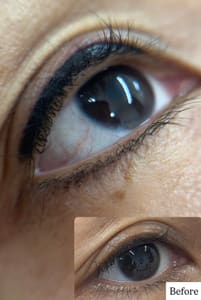 Eyeliner Tattoo result by Inknlashes LLC in Bunnell, FL