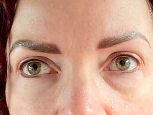 Eyeliner Tattoo result by Inkology Permanent Cosmetics by Naomi Saphire in Wake Forest, NC