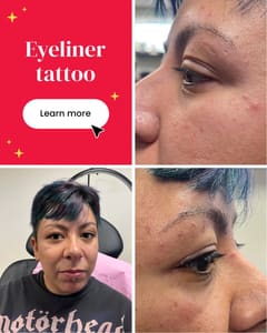 Eyeliner Tattoo result by Inkredible cosmetics in Albuquerque, NM