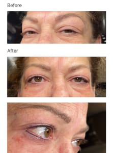 Eyeliner Tattoo result by Inkredible cosmetics in Albuquerque, NM