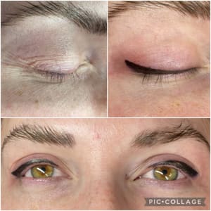 Eyeliner Tattoo result by INKredible Permanent Makeup in Phoenix, AZ