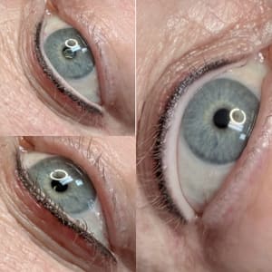 Eyeliner Tattoo result by Inkspire Aesthetics in Cary, NC
