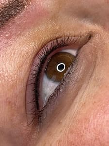 Eyeliner Tattoo result by Inkwelle Permanent Makeup in Tacoma, WA