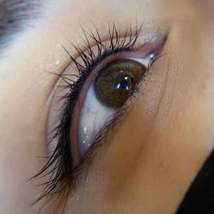 Eyeliner Tattoo result by Iona Wallace cosmetic tattooing in Los Angeles, CA