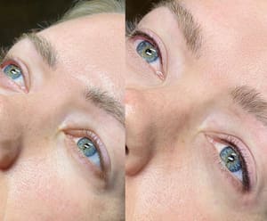 Eyeliner Tattoo result by Ivey Artistry Studios in Raleigh, NC