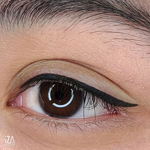 Eyeliner Tattoo result by Iza Makeup in Upland, CA