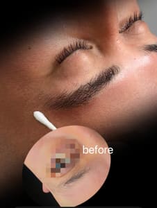 Eyeliner Tattoo result by J-Luna Brows in Anaheim, CA