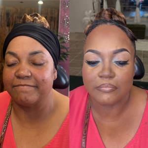 Eyeliner Tattoo result by Jamie's Hot Barber Beauty Salon in Lafayette, LA