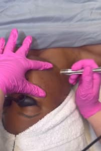 Eyeliner Tattoo result by Jamie Schlaeppi Esthetics in Charlotte, NC
