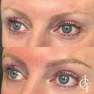 Eyeliner Tattoo result by Jax Cosmetic Tattoos & Body Piercing in Chesapeake Beach, MD