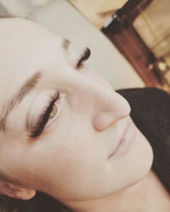 Eyeliner Tattoo result by Jenibrows Beauty Studio & Lashes in Stockton, CA