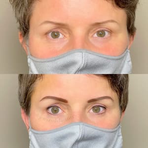 Eyeliner Tattoo result by Jenn Rudel Artistry & Permanent Cosmetics in San Francisco, CA
