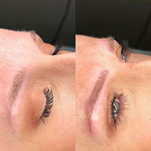 Eyeliner Tattoo result by Jess Schima Brows in Temecula, CA
