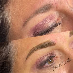 Eyeliner Tattoo result by Jessica Martin Permanent Cosmetics in Lafayette, TN