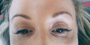Eyeliner Tattoo result by Jill's Permanent Cosmetics in St Clair, MI
