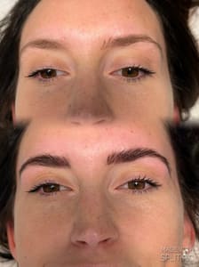 Eyeliner Tattoo result by Jilly’s Wax Room LLC in Highland, IL