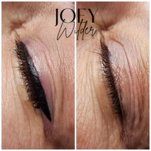 Eyeliner Tattoo result by Joey Wilder PMU Studio in San Diego, CA
