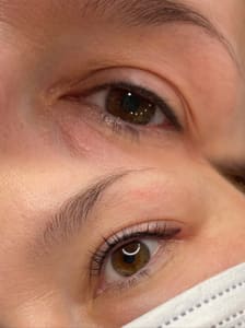 Eyeliner Tattoo result by Joli Permanent Makeup Studio in Columbia, MD