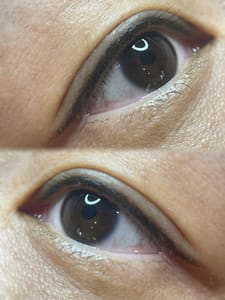 Eyeliner Tattoo result by Joli Permanent Makeup Studio in Columbia, MD