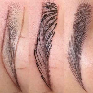 Eyeliner Tattoo result by Jovi Academy Advanced Esthetic. PMU. Microblading in Woodbridge, VA