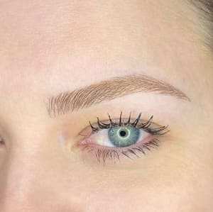 Eyeliner Tattoo result by Jovi Academy Advanced Esthetic. PMU. Microblading in Woodbridge, VA