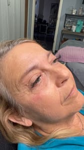 Eyeliner Tattoo result by Jovi's Eyebrow Threading in Clinton, NC