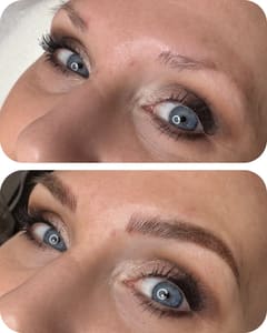 Eyeliner Tattoo result by Joyful Girl Permanent Cosmetics in Poland, ME