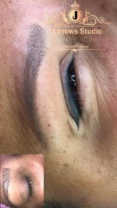 Eyeliner Tattoo result by JUbrows Studio in Killeen, TX