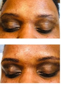 Eyeliner Tattoo result by Jujus Beauty Bar in Dover, DE