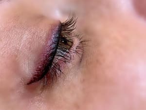 Eyeliner Tattoo result by Julie Michaud in Lynn, MA
