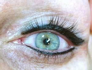 Eyeliner Tattoo result by Julie Nguyen Permanent Makeup Clinic-Microblading-Eyebrow-Microneedling-Microdermabrasion in Kensington, MD