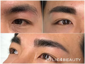 Eyeliner Tattoo result by julie's cosmetic tattoo studio in Bayside, NY
