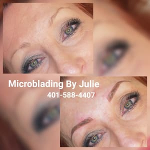 Eyeliner Tattoo result by Julie's Eyebrows Microblading in Fall River, MA