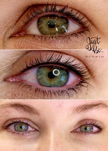 Eyeliner Tattoo result by Just Be Studio in Raleigh, NC