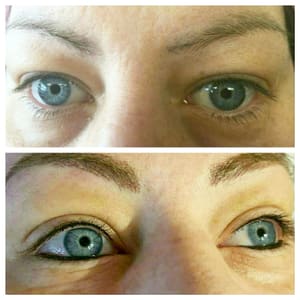 Eyeliner Tattoo result by Just Tans Salon in Garden Grove, CA