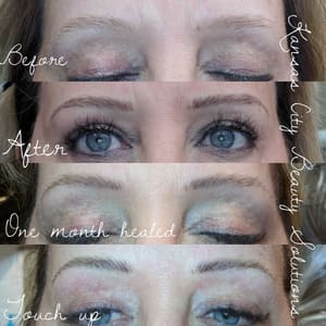 Eyeliner Tattoo result by Kansas City Beauty Solutions in Kansas City, MO