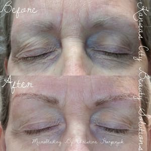 Eyeliner Tattoo result by Kansas City Beauty Solutions in Kansas City, MO