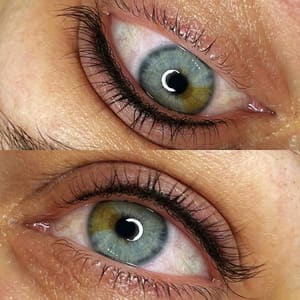 Eyeliner Tattoo result by Karpenko Permanent in Lincoln, NE